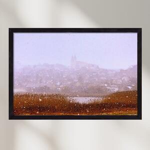 Tihany winter - falikép keretben | artbridge