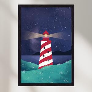 Lighthouse - falikép keretben | artbridge