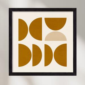 GEOMETRIC ART - YELLOW I - falikép keretben | artbridge