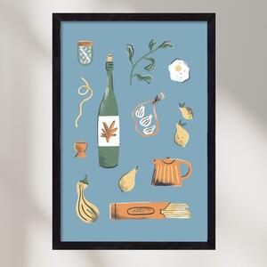 Kitchen Chaos - falikép keretben | artbridge