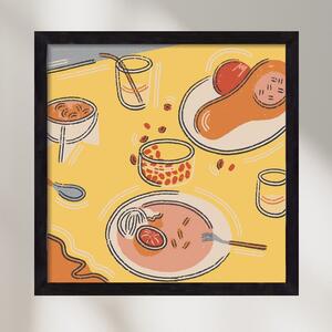 Orange Stillife - falikép keretben | artbridge