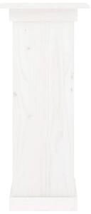 VidaXL fehér tömör fenyőfa virágtartó állvány 40 x 40 x 90 cm