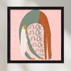 It’s OK - falikép keretben | artbridge
