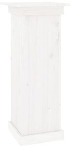 VidaXL fehér tömör fenyőfa virágtartó állvány 40 x 40 x 90 cm