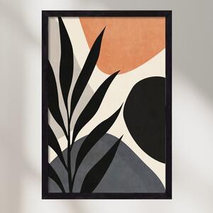 MINIMAL LEAF 03 - falikép keretben | artbridge