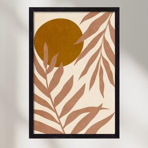 MINIMALIST LEAVES 11 - falikép keretben | artbridge