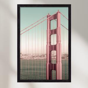 Golden Gate Bridge | urban vintage style - falikép keretben | artbridge