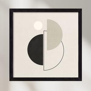 MINIMAL ART - GEOMETRIC SHAPES 05 - falikép keretben | artbridge