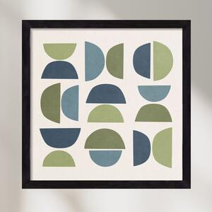 MINIMAL GEOMETIC ART 03 - falikép keretben | artbridge
