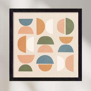 MINIMAL GEOMETIC ART 02 - falikép keretben | artbridge