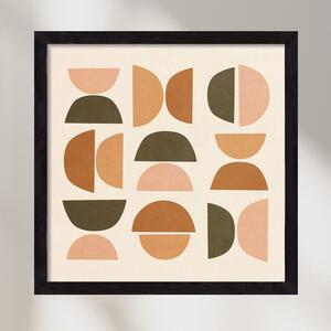 MINIMAL GEOMETIC ART 01 - falikép keretben | artbridge