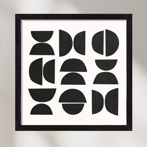 MINIMAL GEOMETIC ART 04 - falikép keretben | artbridge