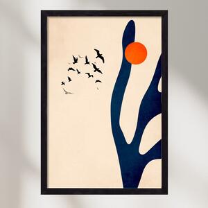Desert birds - falikép keretben | artbridge