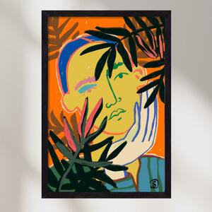 THINKING OF FALL - falikép keretben | artbridge