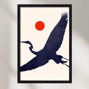 Crane - falikép keretben | artbridge