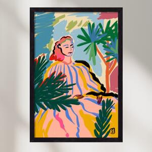 WOMAN IN NATURE - falikép keretben | artbridge