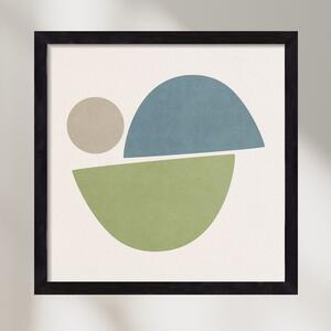 ABSTRACT ART - GEOMETRIC SHAPES 09 - falikép keretben | artbridge