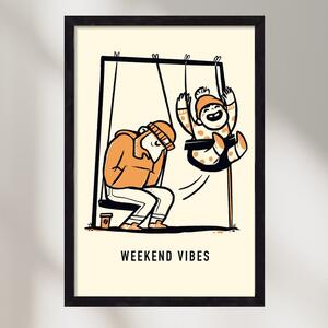 Weekend vibes - falikép keretben | artbridge