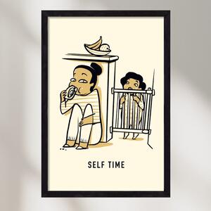 Self time - falikép keretben | artbridge