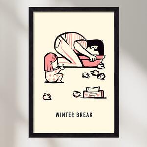 Winter break - falikép keretben | artbridge