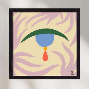 TEARDROP - falikép keretben | artbridge