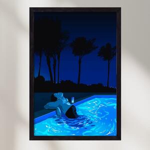 The Waiting Blues - The Pool - poszter keretben | artbridge