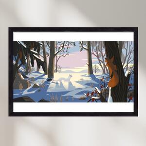 Squirrel and Stoat - falikép keretben | artbridge