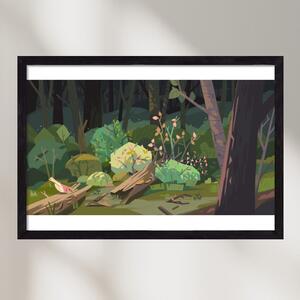 Forest - falikép keretben | artbridge