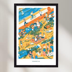 Budapest 150 (Roadster) - falikép keretben | artbridge