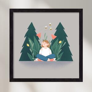 Breathe - falikép keretben | artbridge