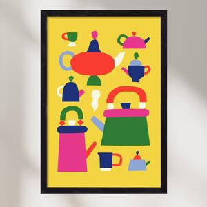 Tea Time - falikép keretben | artbridge