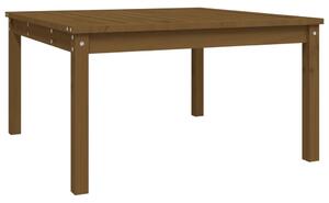 VidaXL mézbarna tömör fenyőfa kerti asztal 82,5x82,5x45 cm