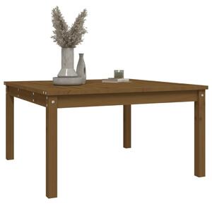 VidaXL mézbarna tömör fenyőfa kerti asztal 82,5x82,5x45 cm
