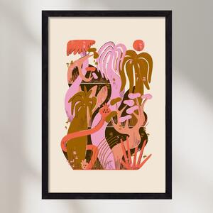 Dreamy Jungle - falikép keretben | artbridge