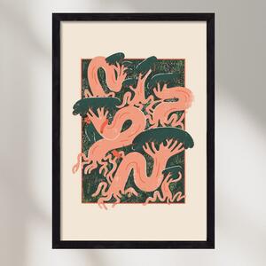 Roots - falikép keretben | artbridge