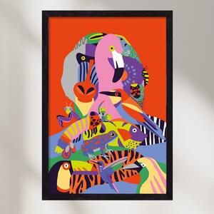 Tropical - falikép keretben | artbridge