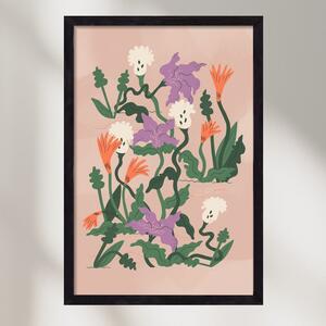 Floral - falikép keretben | artbridge