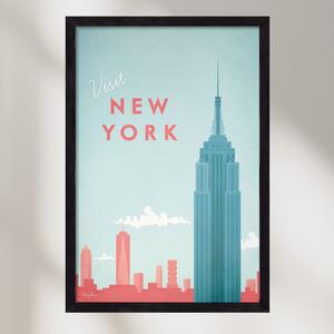 New York Travel Poster - falikép keretben | artbridge