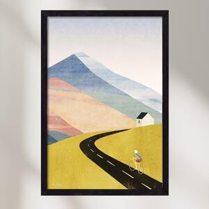 Cycling home - falikép keretben | artbridge