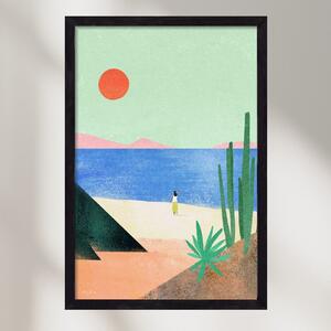 Beach Girl III - falikép keretben | artbridge