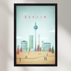 Berlin Travel Poster - falikép keretben | artbridge