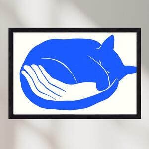 Cosy Cat - falikép keretben | artbridge