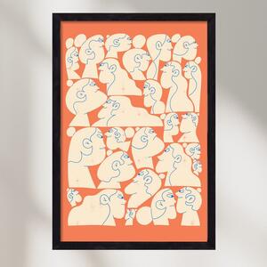 Shaping Each Other - falikép keretben | artbridge