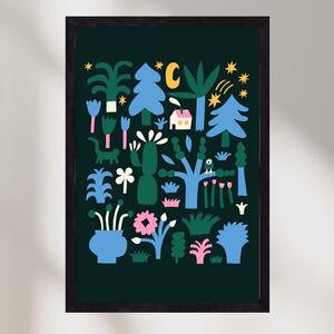 MAgic Garden - falikép keretben | artbridge