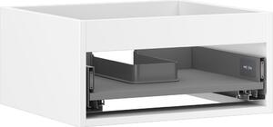 Mexen Box-A mosdó alatti szekrényszekrény korpusza 50 cm, 1 fiók, fehér matt - 91AX0-0500-235-1-01
