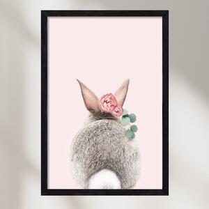 Boho Bunny tail - falikép keretben | artbridge