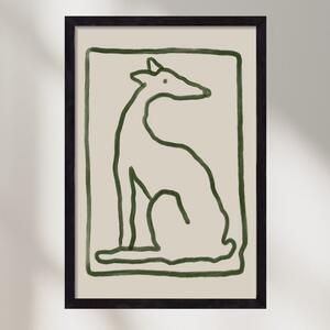 The Dog Waits - falikép keretben | artbridge
