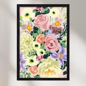 Romantic bouquet - falikép keretben | artbridge