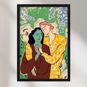 HOLDING HANDS - falikép keretben | artbridge