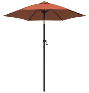 VidaXL Napernyő - Alumínium - Terrakotta - 200 cm